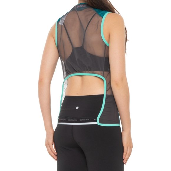 Women's Teal Cycling Vest - Picture 7 of 14